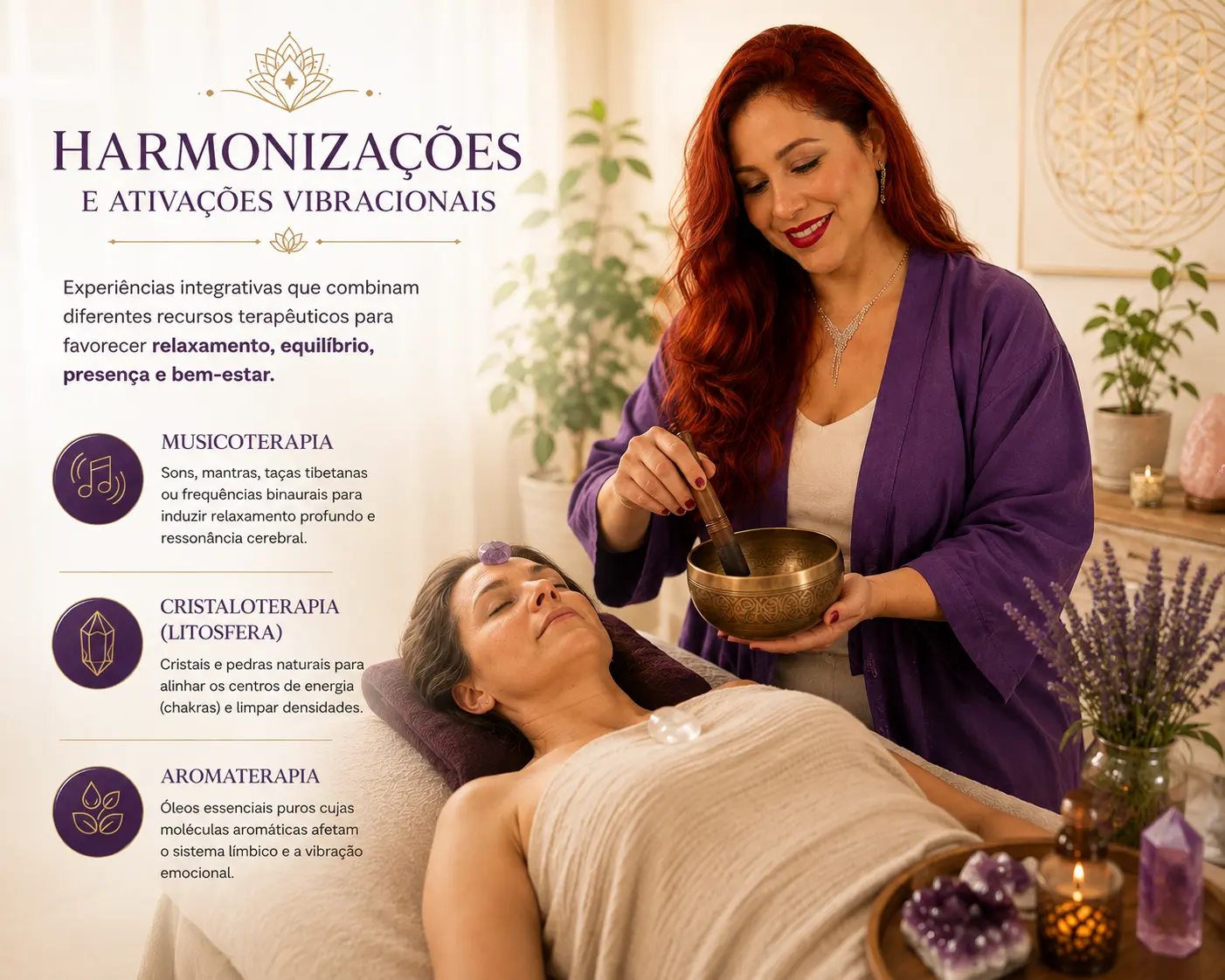 Harmonizações e Ativações Vibracionais